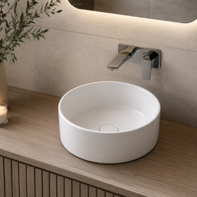 R-211A NORFOLK ROUND ART BASIN ᴓ400x140MM