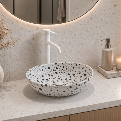 R1080j MIA MARBLE ART BASIN 410x340x150MM