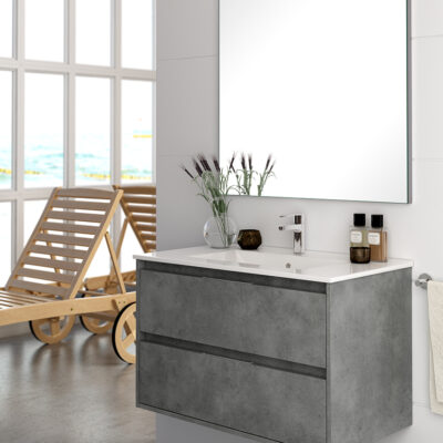 CNB158MM SIRI CEMENTO WALL HUNG CABINET WITHOUT BASIN 595X450X480MM