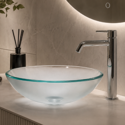 EK-12T ROUND GLASS BASIN ᴓ420MM