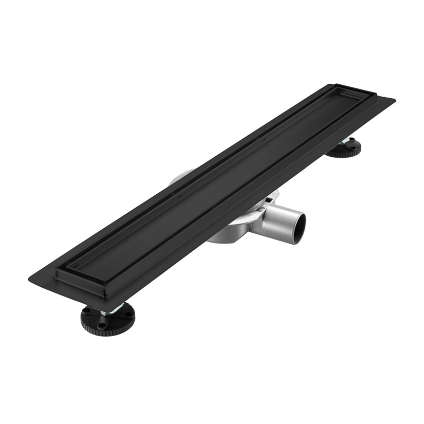 DRN111B BLACK SHOWER DRAIN DOUBLE FUNCTION 60CM