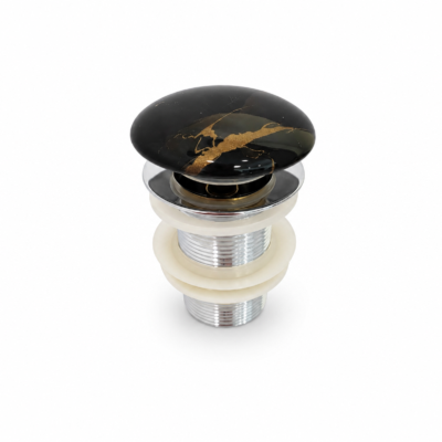R1080gp BLACK MARBLE POP-UP FOR BASIN R1080g