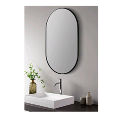KOD08 MIRROR WITH BLACK FRAME 45x80CM