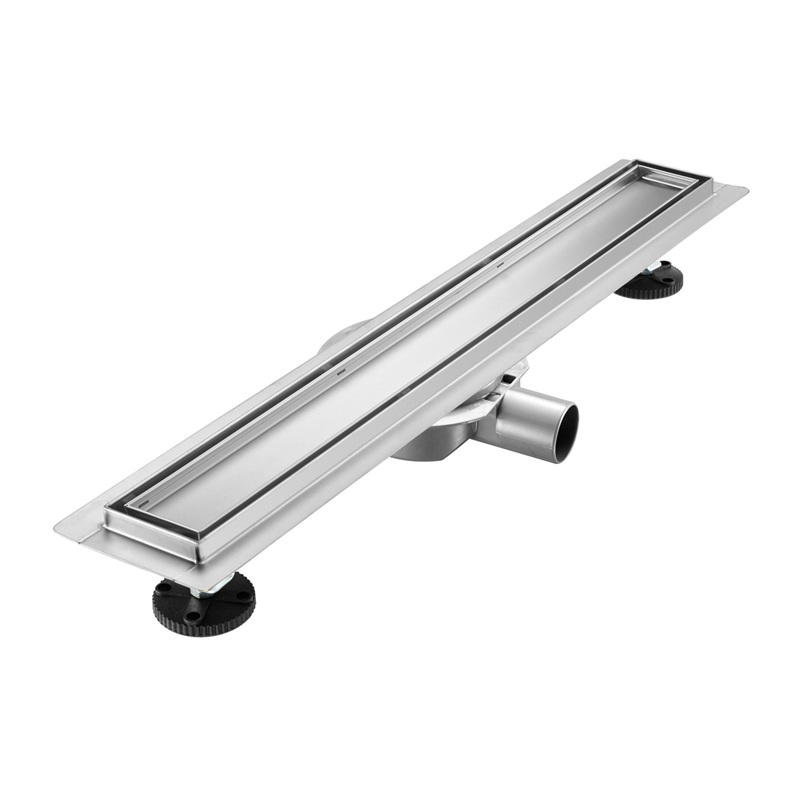 DRN110 CHROME SHOWER DRAIN DOUBLE FUNCTION 40CM