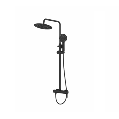 MRK68440 ERA MATTE BLACK SINGLE LEVER SHOWER COLUMN