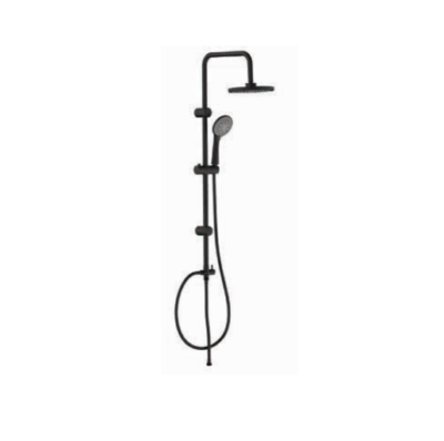 DEM15486NU COMPLETE ADJUSTABLE BLACK SHOWER COLUMN