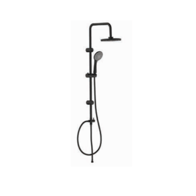 DEM15486NU COMPLETE ADJUSTABLE BLACK SHOWER COLUMN