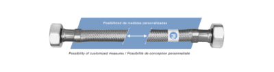 MRKS10560 FLEXIBLE HOSE 1/2″X1/2″X60CM DN8