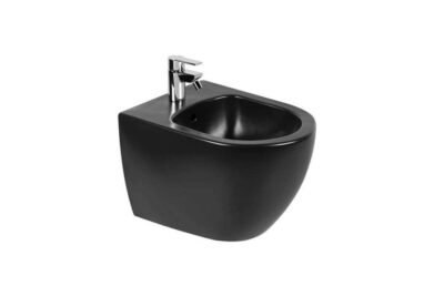 SND861 (137440264) SANIBOLD BLACK MATTE WALL HUNG BIDET WITH HIDDEN FIXINGS
