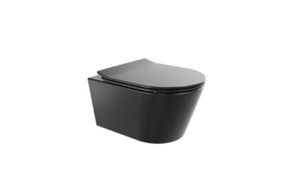SND128 (140034264) URB.Y 48 BLACK MATTE RIMFLUSH WALL HUNG TOILET WITH HIDDEN FIXINGS