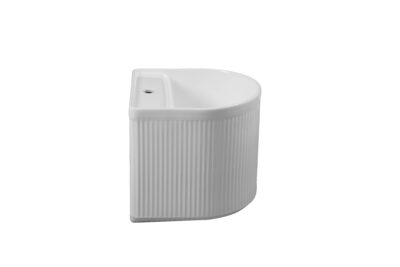 R1309 WHITE WALL HUNG ART BASIN 400x400x380MM - Image 4