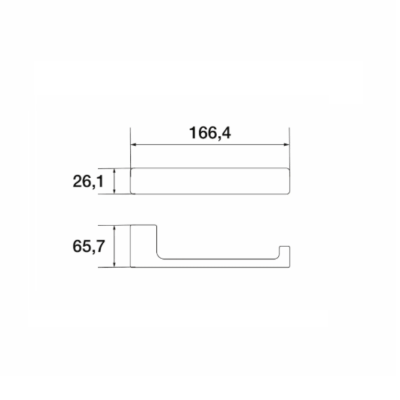 MRKCA30692 DECUA COPPER TOILET ROLL HOLDER - Image 2