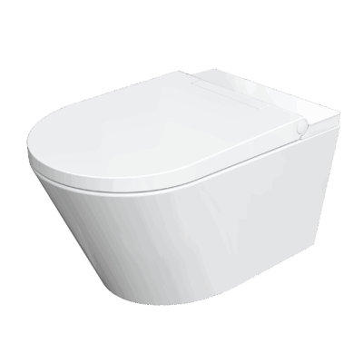 BL8410 ROUND RIMLESS COMPLETE WALL HUNG SMART TOILET