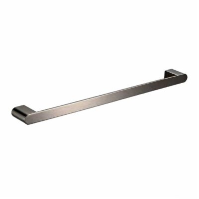 DOM22224gm JOY GUNMETAL SINGLE TOWEL RAIL 60CM
