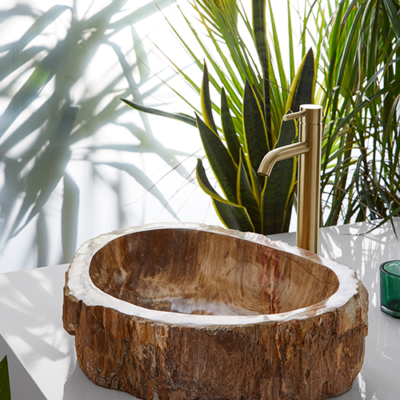 MGB103 WOOD WASHBASIN 450x400x150MM