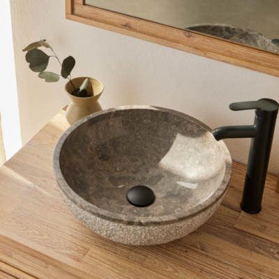 MGB141G ACORES GREY WASHBASIN 400X400X150MM