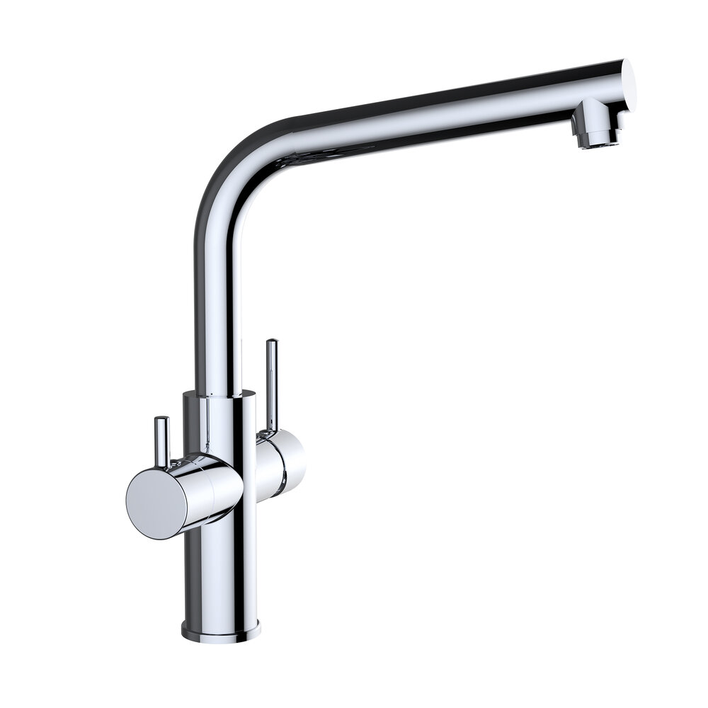 CL61102BL CHROME 3-WAY SINGLE LEVER KITCHEN MIXER