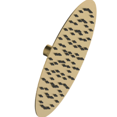 MRKCA59147-OC SLIM GOLD ROUND SHOWER HEAD 22CM