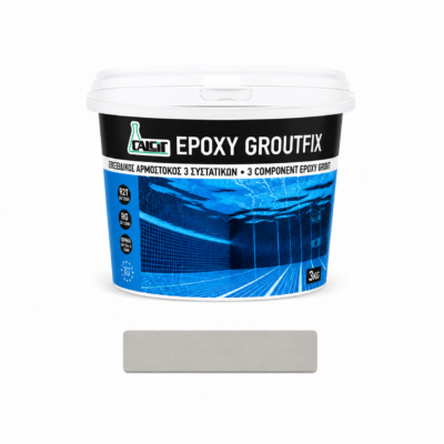 CAL3001 021 GREY EPOXY 3 COMPONENT GROUTFIX 3KG