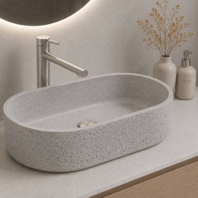R1307a CONCRETE ART BASIN 510x360x130MM