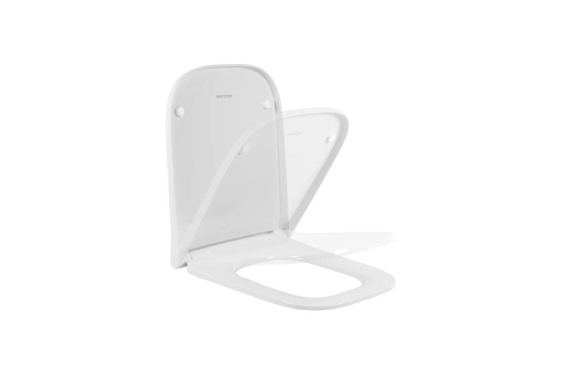 SNDSS04R LOOK SLIM TOILET SEAT WITH EASYSLIP AND SLOWCLOSE