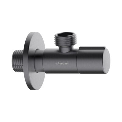 CL62789 AMERICA DESIGN BRUSHED GUNMETAL ANGLE VALVE 2 PCS 1/2″X 1/2″