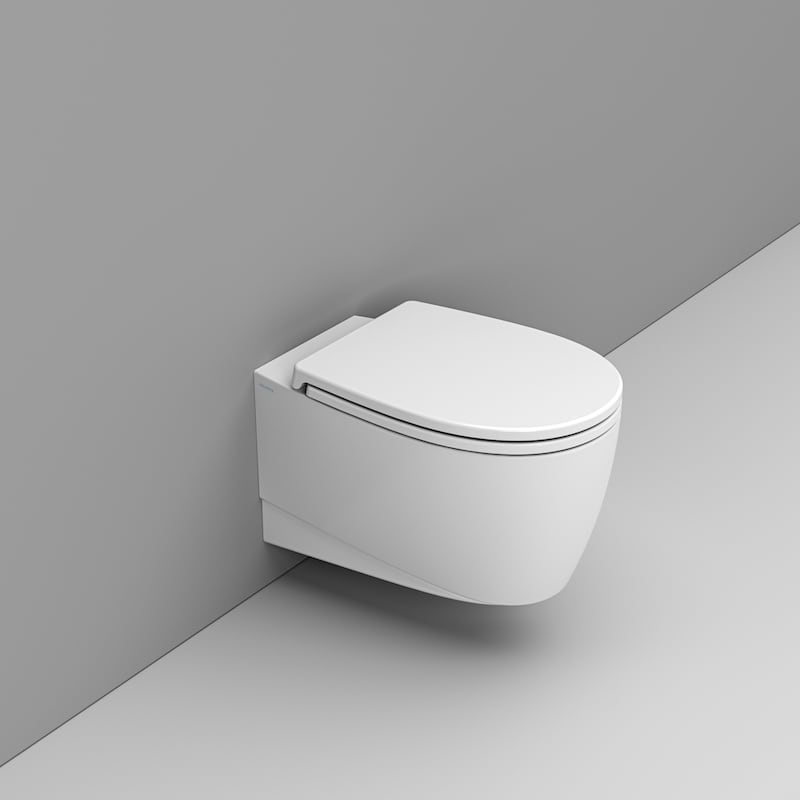 DOL110 DEMY WALL HUNG RIMLESS BOWL WHITE